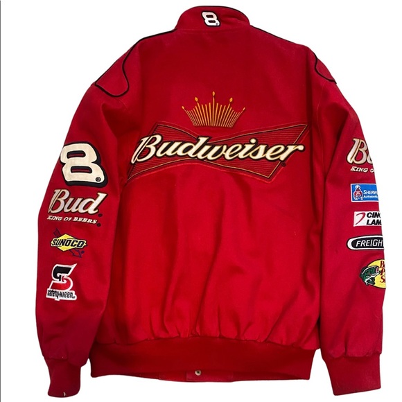 Dale Earnhardt Jr. Budweiser NASCAR RACING Jacket - Picture 2 of 2